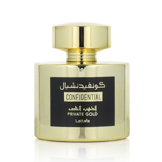 Confidential Private Gold-Eau de Parfum 100mL-Lattafa perfumes
